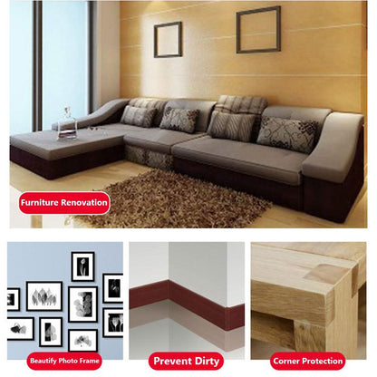 Furniture Renovation Duct Tape Skirting Line Repair Tape Wood Grain Adhensive