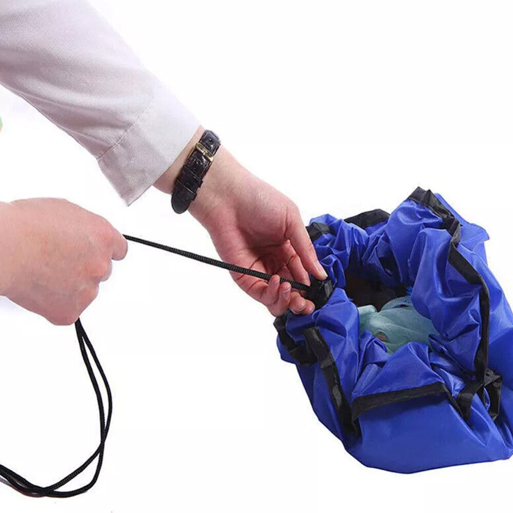 150cm Kids Play Mat Bag Portable Toy Storage Organizer Lego Toys Drawstring Bag – Compatible with Lego