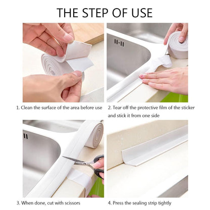 Countertop Caulk Tape Mildew-proof Shower Tile Sealer  Household