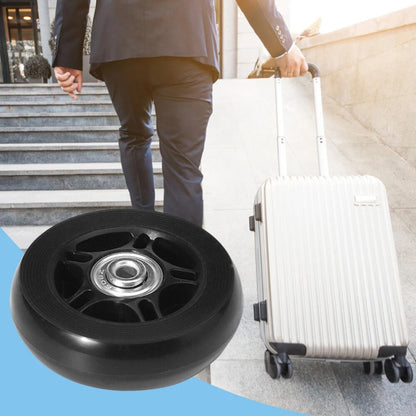 2/4PCS 60-80mm Luggage Suitcase Wheels Axles Repair Kit Replacement Low Noise AU