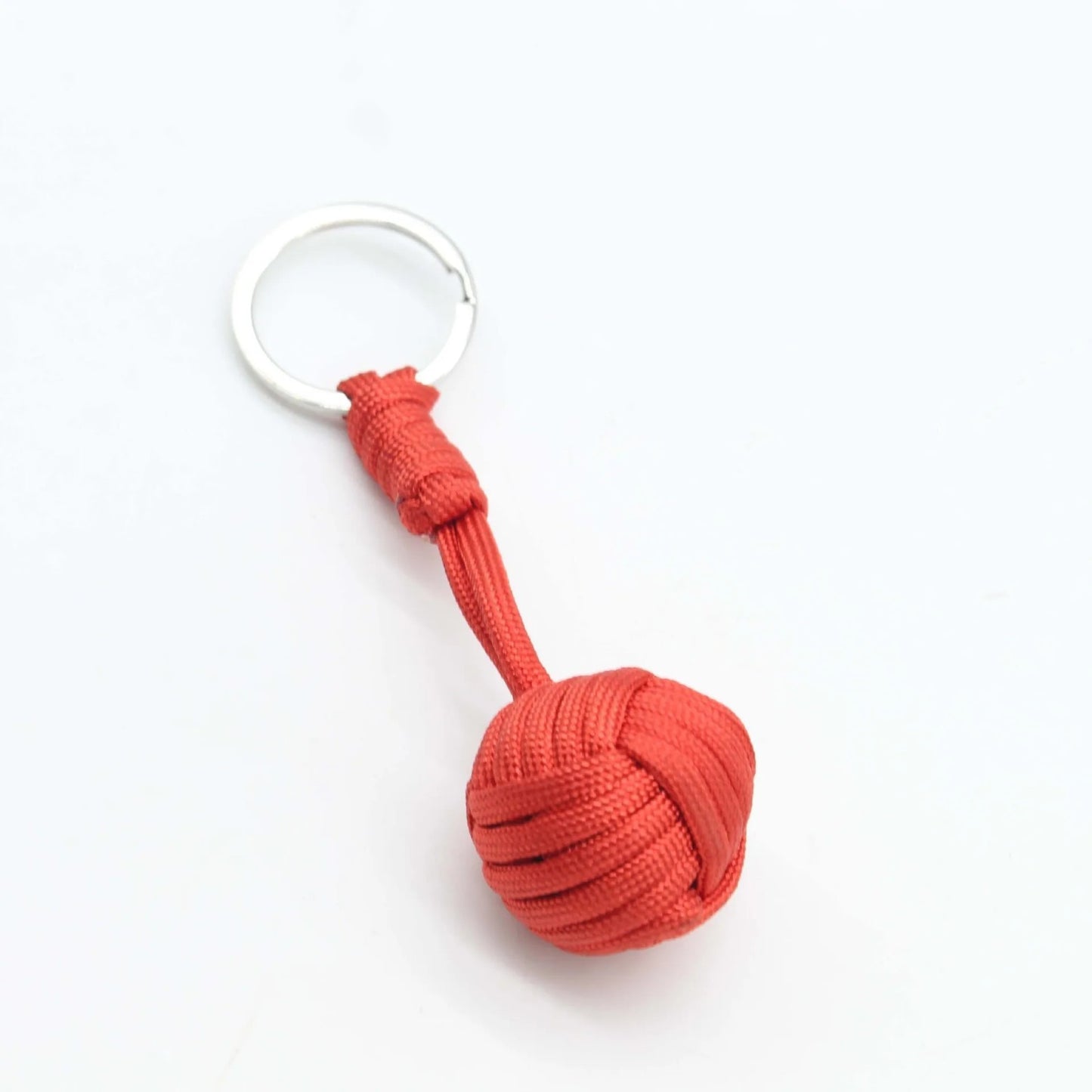 Paracord Monkey Fist Keychain Survival Rope Ball Key Ring Pendant EDC