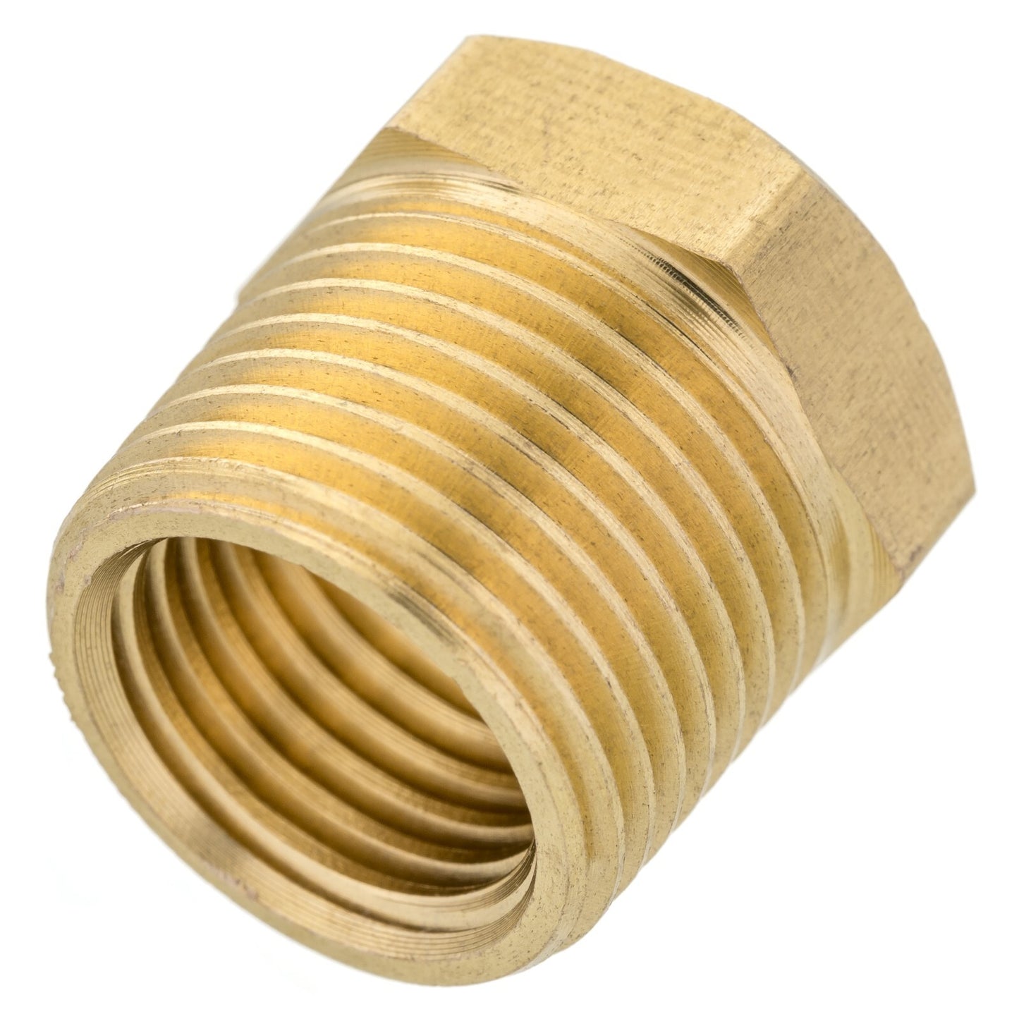 Brass 3/8" BSP Male To 1/4" NPT Female Pipe Reducer Threaded Adapter Fitting