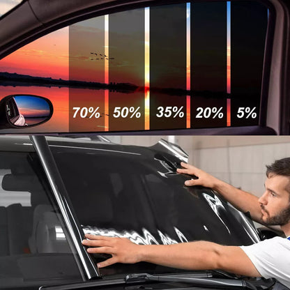 3M 50/75CM Window Roll Uncut Tint Film VLT 15% 20% 35% 50% 10ft Car Home Office.