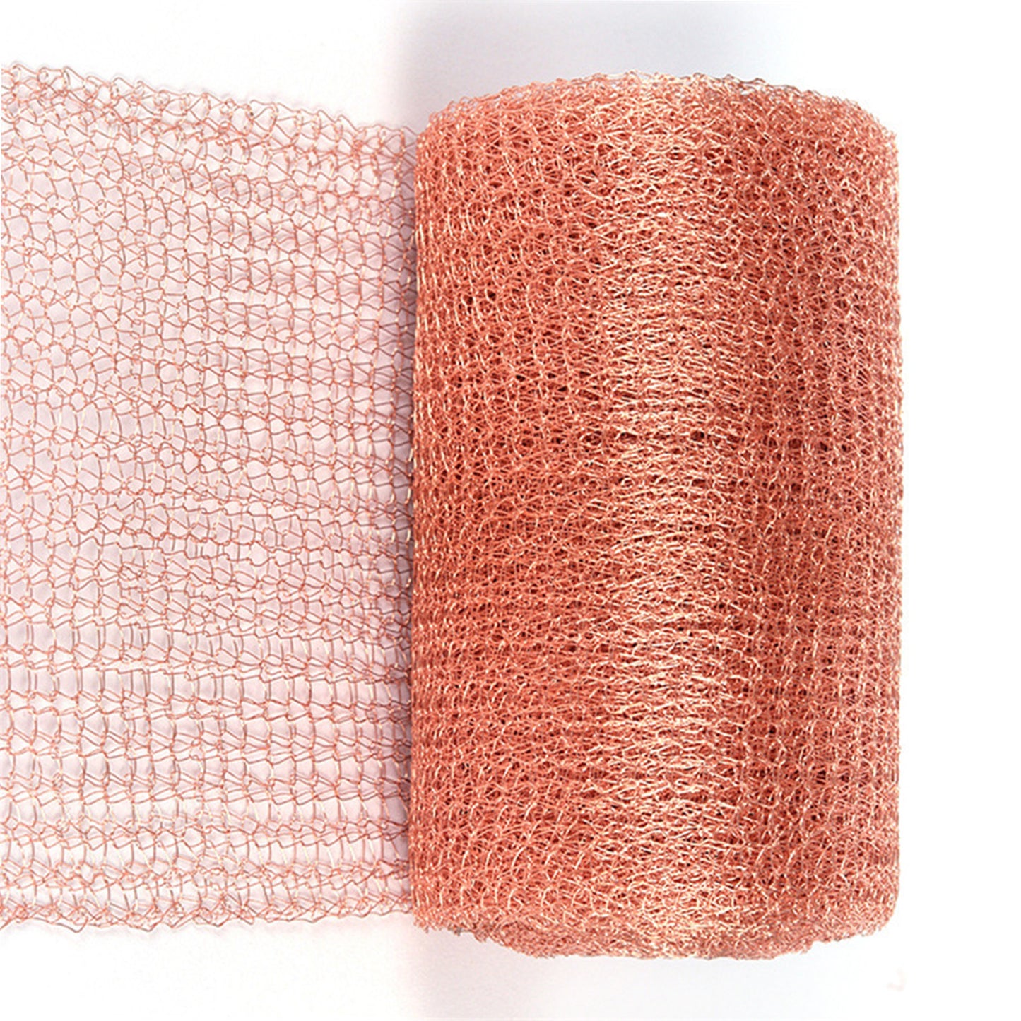 6/10 Metres Pure Copper Mesh Knitted Soffit Mesh Rats Rodent Slug Snail Control
