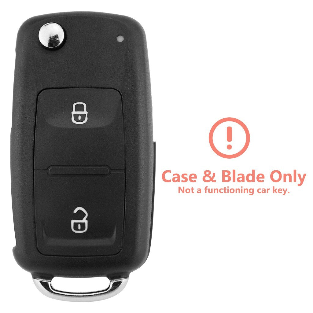 Volkswagon 2 Button HU162 Car Key Replacement For Amarok Golf Jetta Passat Polo