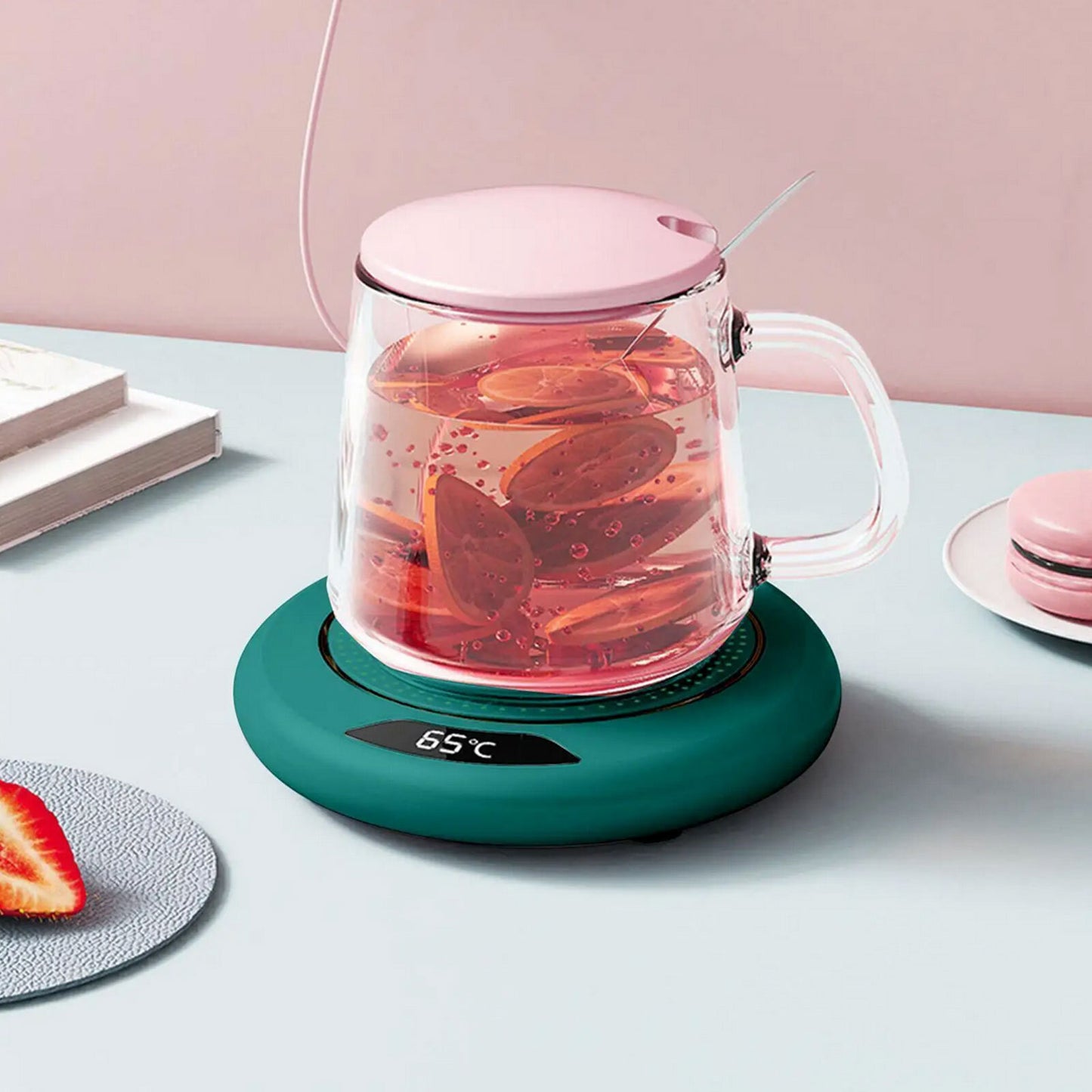 Coffee Mug Warmer Smart USB Tea Milk Cup Heater Pad Heating Plate Home Office AU