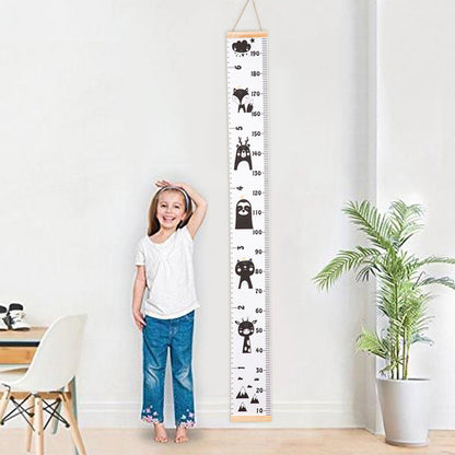 Kids Height Growth Ruler Chart Children Wall Hanging Personalised Measure Wooden