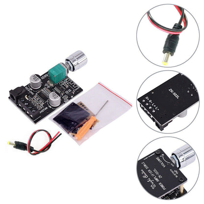 Mini 2*50W Bluetooth 5.0 Power Digital Amplifier Class Audio HiFi Stereo AMP AU