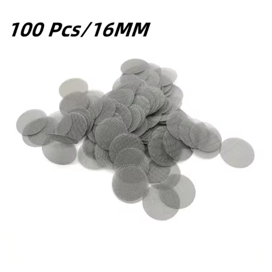 100Pcs Stainless Steel Screen Set 16-20mm Pipe Filters Mesh Net Mighty/Plus etc