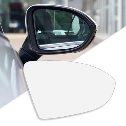 Driver Side Right Mirror Glass for VW GOLF MK7 MK7.5 2013-2018 Heated Back Base