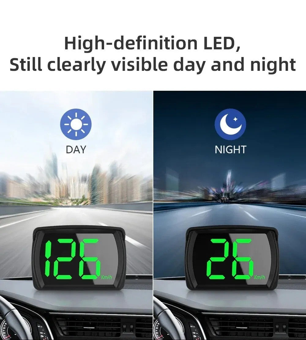 Digital Speedometer Universal GPS Car HUD Head Up Display Km/H Speed Display