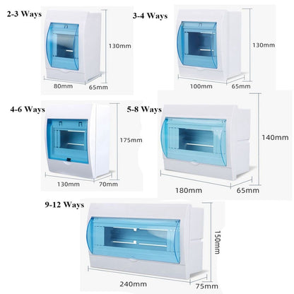 Case Plastic Boxes Electric Transparent Cover Distribution Protection Box
