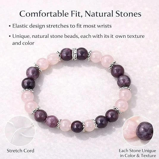 Sereniva Bracelet, Natural Menopause Relief, Healing Natural Stone Jewelry