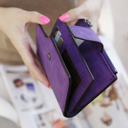 Wallet Short Small Coin Purse Ladies Folding PU Leather for Women Card Holder AU