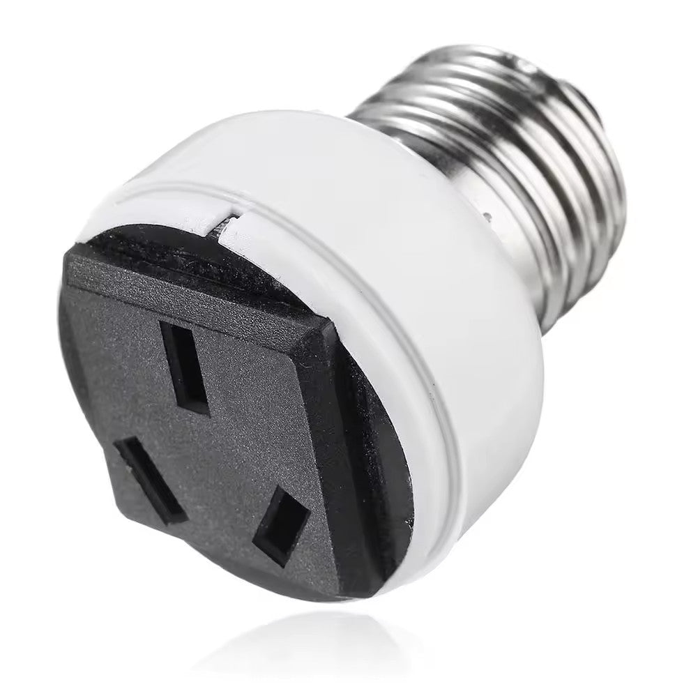 Light Bulb Socket to AU Power Outlet Adapter E27 B22 E14 Plug Garage Shed AU
