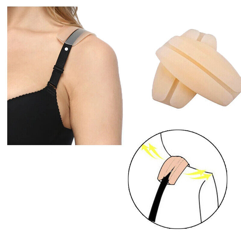 Silicone Non-slip Shoulder Pads Bra Strap Cushions Holder Underwear Pain Relief