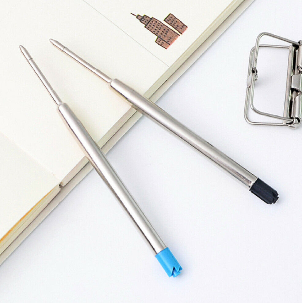 Ballpen Ink Refills 1mm Compatible With Parker Pens Ball Point Refill Black/Blue