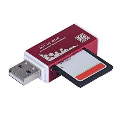 USB 2.0 Multi Memory Card Reader SD SDHC MicroSD M2 MS Pro Duo MMC MiniSDHC Fast