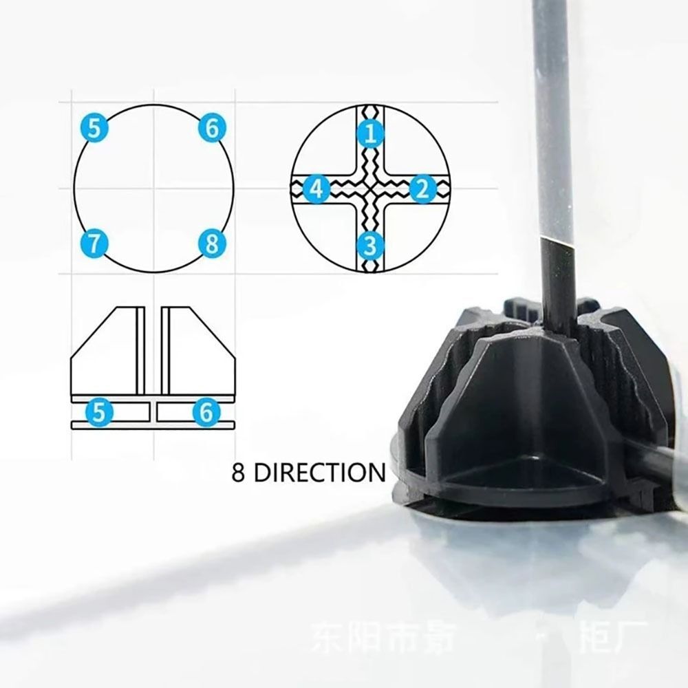 1/8Pcs Storage Shelving Modular Organizer Wire Cube Connectors