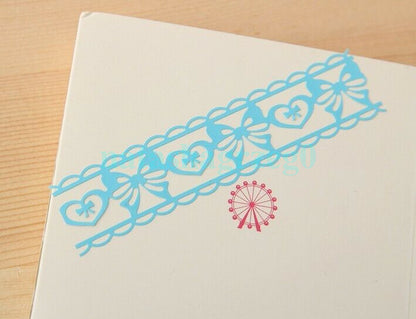 New 1pc Roll Lace Paper Adhesive Washi Tape Sticker Masking Craft Decorative DIY