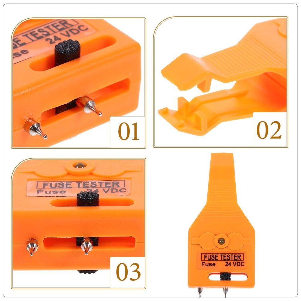 Fuse Tester and Puller Tool Kit 2 in 1 Automotive Fuse Checker Removal Tool AU