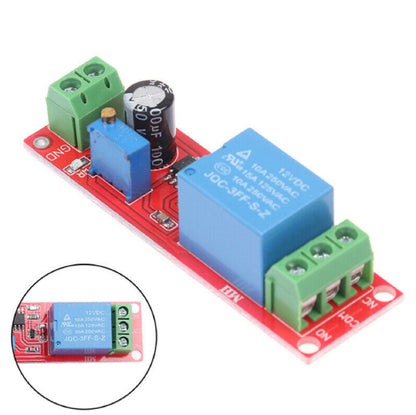 12V Delay Timer For NE555 Monostable Switch Relay Module Adjustable