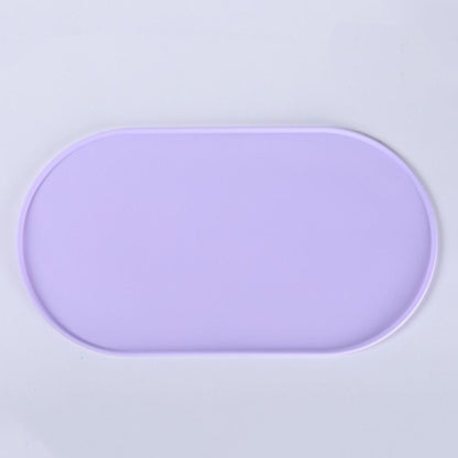 Silicone Pet Feeding Food Mat Waterproof Non-slip Dog Cat Bowl Placemat Mat Tray