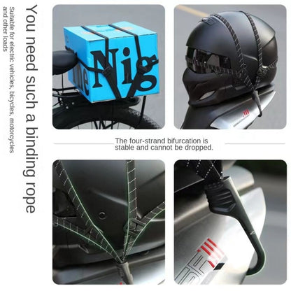Retractable Motorcycle Luggage Strap Universal Elastic Rope