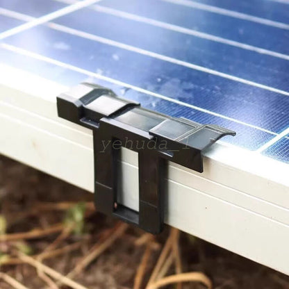 10/20PCS Solar Panel Water Drainage Clips PV Modules Cleaning Clips Water Drain