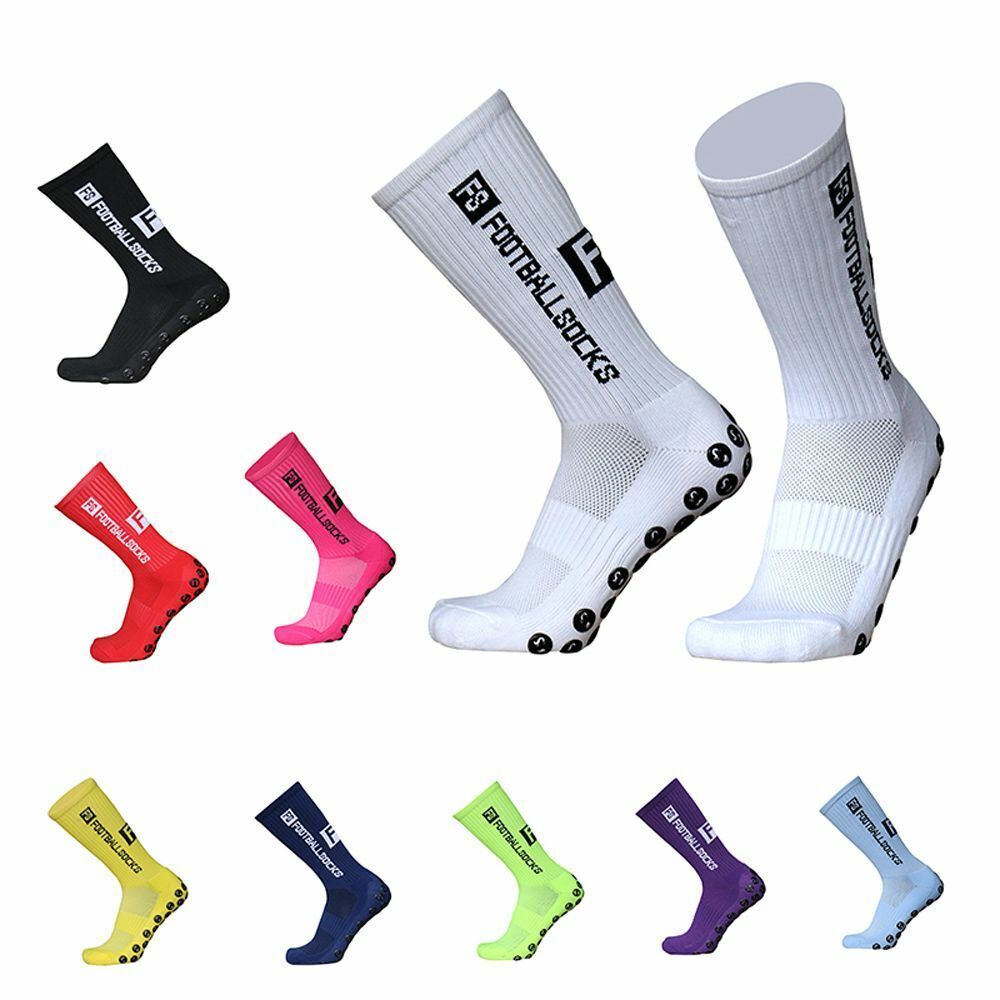 Socks Grip Anti Slip Soccer Socks Round Silicone Suction Cup Football Socks