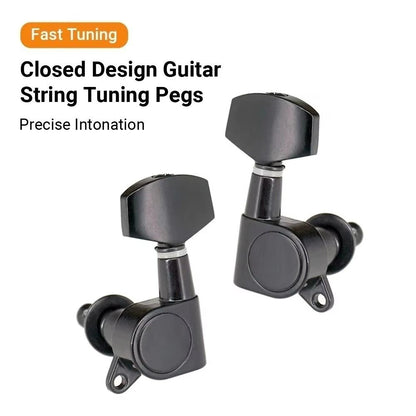 Metal Guitar String Tuning Pegs Locking Tuners  Stringed Instruments