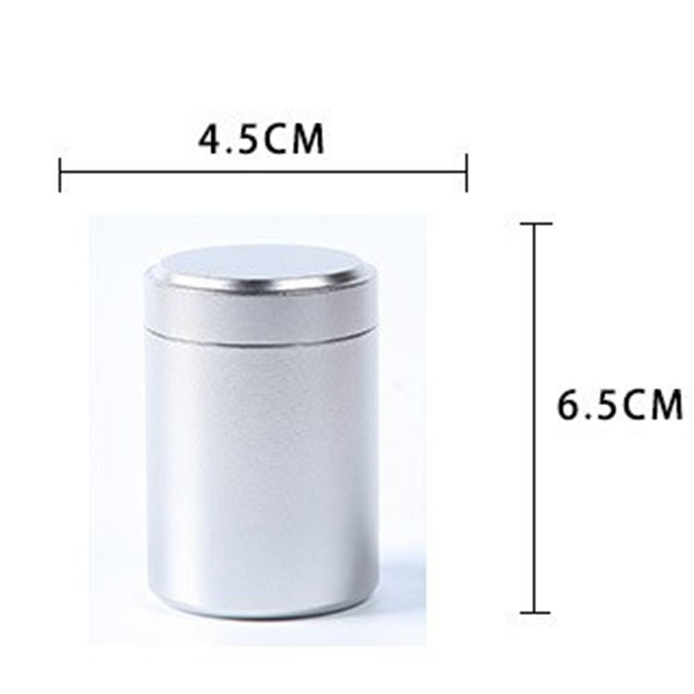 Airtight Box Mini Sealed Cans Container Round Small Aluminum Cans Candy Jar