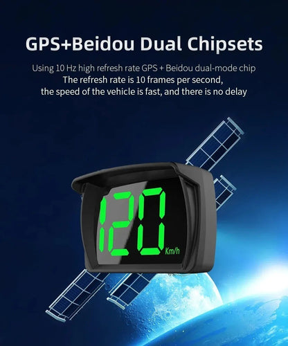 Digital Speedometer Universal GPS Car HUD Head Up Display Km/H Speed Display