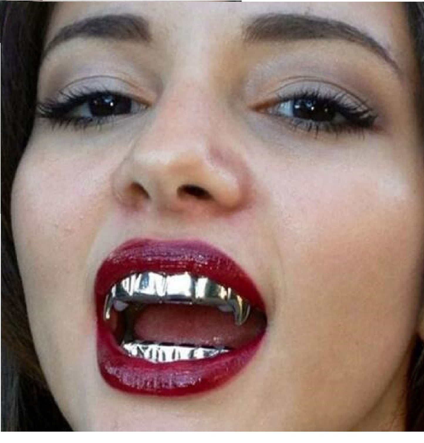 18k Gold Plated Hip Hop Teeth Grillz Caps Top & Bottom Grill Set 3 Colors