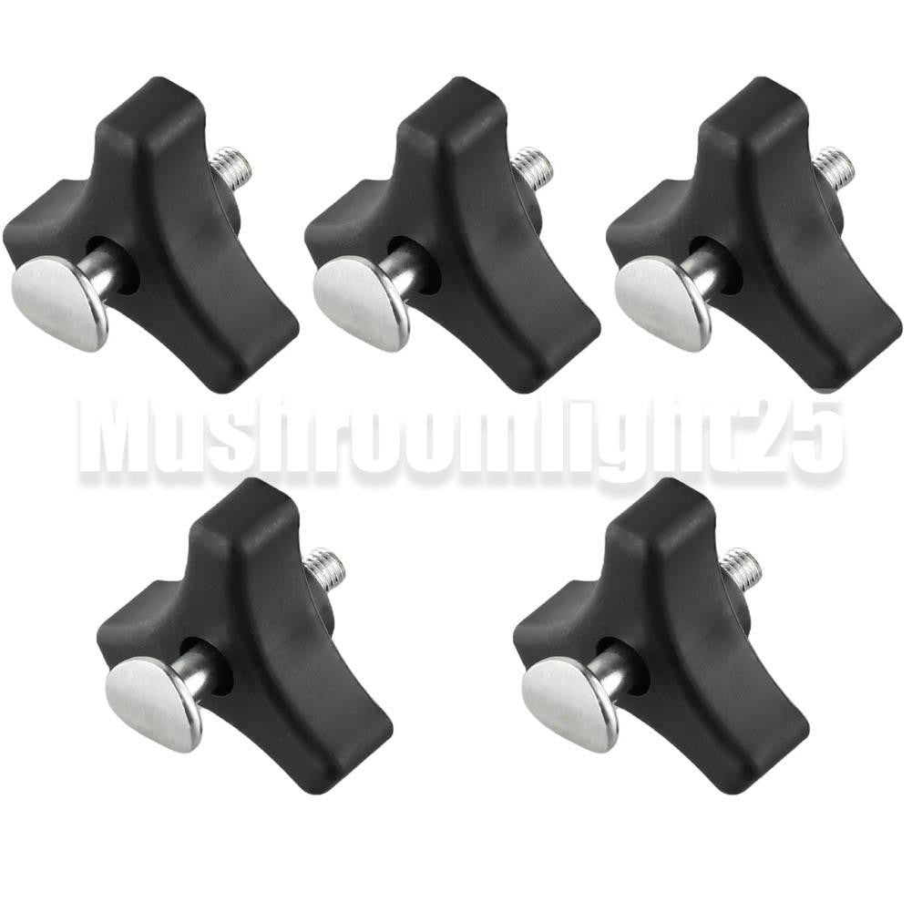 5X Screw Bolt Triangle Handle Knob Nut Parts Replace For Honda Lawn Mower