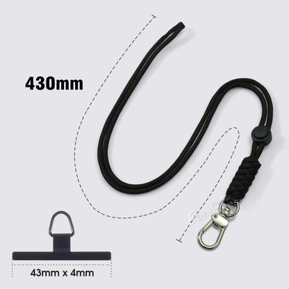 2PCS Stainless Steel Flexible Phone Lanyard For iPhone 17Pro Max With Neck Strap