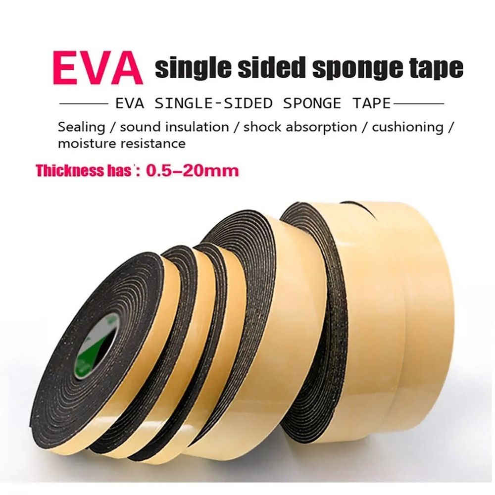 Window Door Foam Sponge Tape Rubber Seal Strip Weather Stripping EVA
