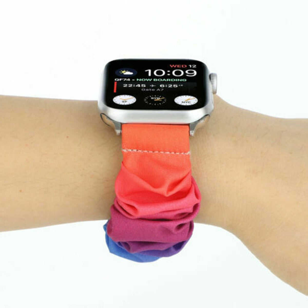 Scrunchie Elastic Loop Band Strap Compatible with Apple Watch iWatch SE 8 7 6 5 4 3 2 Ultra~