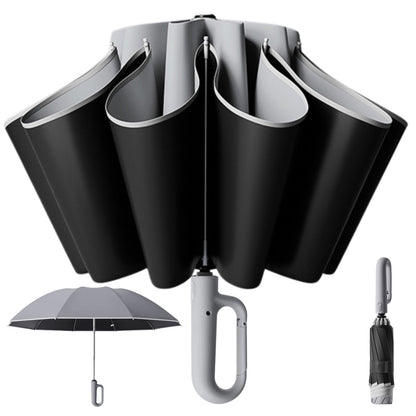 Automatic Extra Large Compact Umbrella with 10-Rib for Sun/Rain, Travel