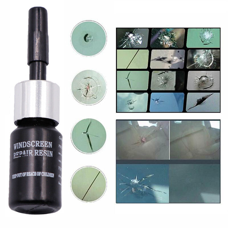 Car Windscreen Repair Kit Crack Chip Resin Window Glass Recovery Tool Auto DIY