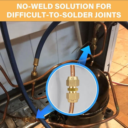 1/2" 1/4" 3/8" Copper Connectors  HVAC Air Conditioning Refrigeration