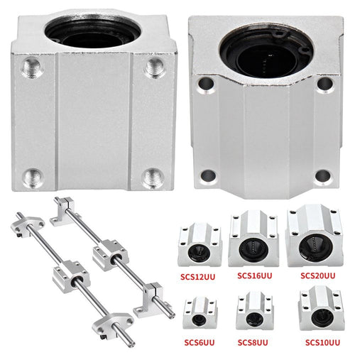 CNC Router Slide Bushing Block Guild Rail Shaft  3D Printer Shafts Rod Parts