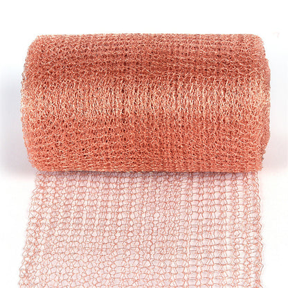 6/10 Metres Pure Copper Mesh Knitted Soffit Mesh Rats Rodent Slug Snail Control