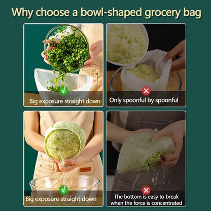Reusable Soy Milk Bags Bowl Shape Cheesecloth Bags Mesh Bag  For Stock Cooking