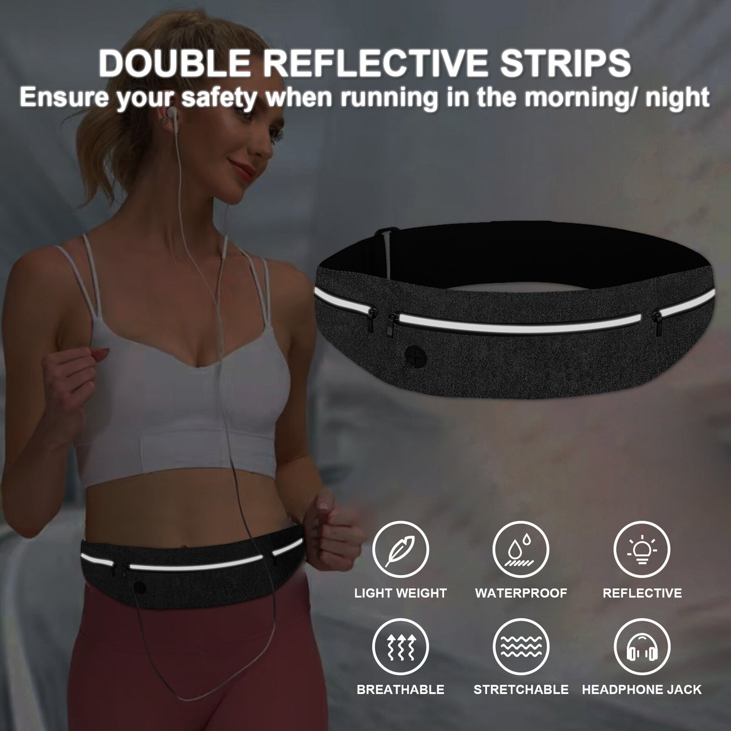 Slimline Running Belt Bum-Bag