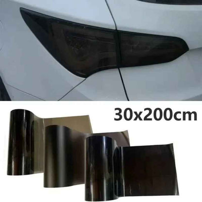 200cm Yellow/Amber Headlight Tint Fog Lights Tail light Vinyl Film Stretchable