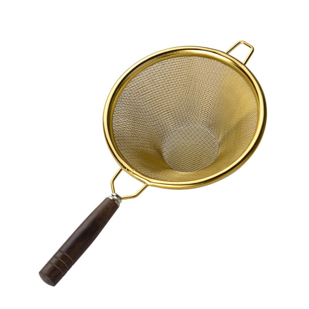Fine Mesh Tea Strainer Wooden Handle Tea Filter New Tea Infuser