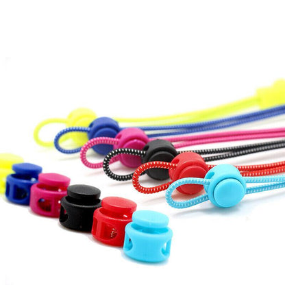 Elastic No Tie Shoelaces with Lock Toggle Adjustable for Running Shoes Sneakers