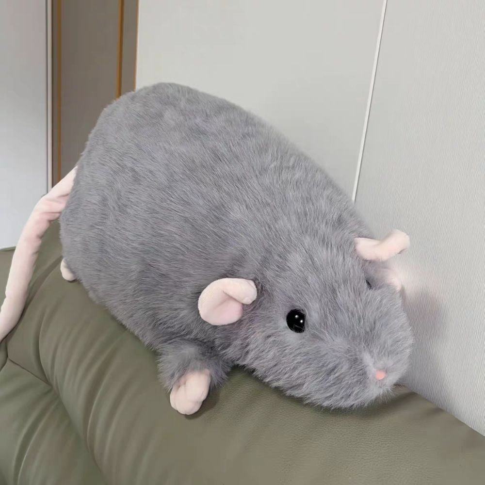 Soft Plush Fancy Rat Doll Simulation Mouse Plushie Doll Stuffed Animal Toy AU