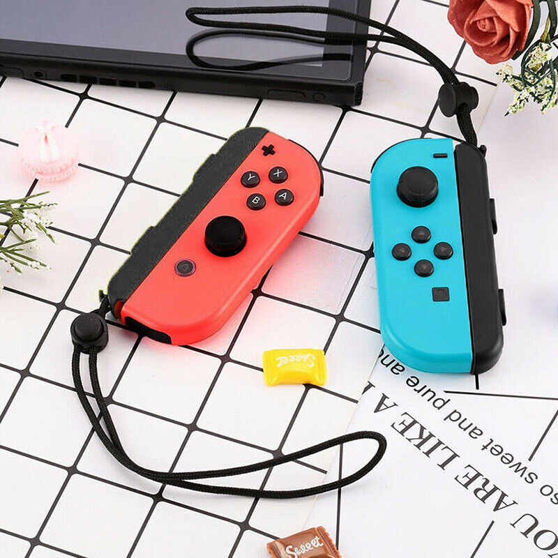 2PCS Gamepad Handle Lock Wrist Strap Lanyard Compatible with Nintendo Switch Game Joy-Con AU
